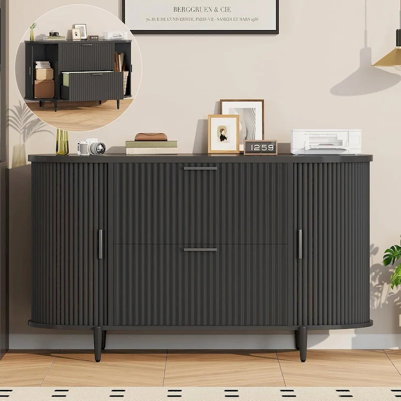 2 Drawer File Cabinet Filing Cabinet Home Office 2 Door Storage