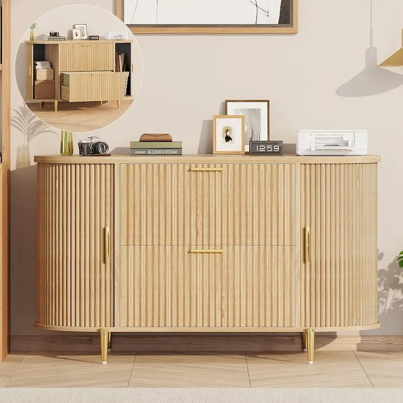 2 Drawer File Cabinet Filing Cabinet Home Office 2 Door Storage