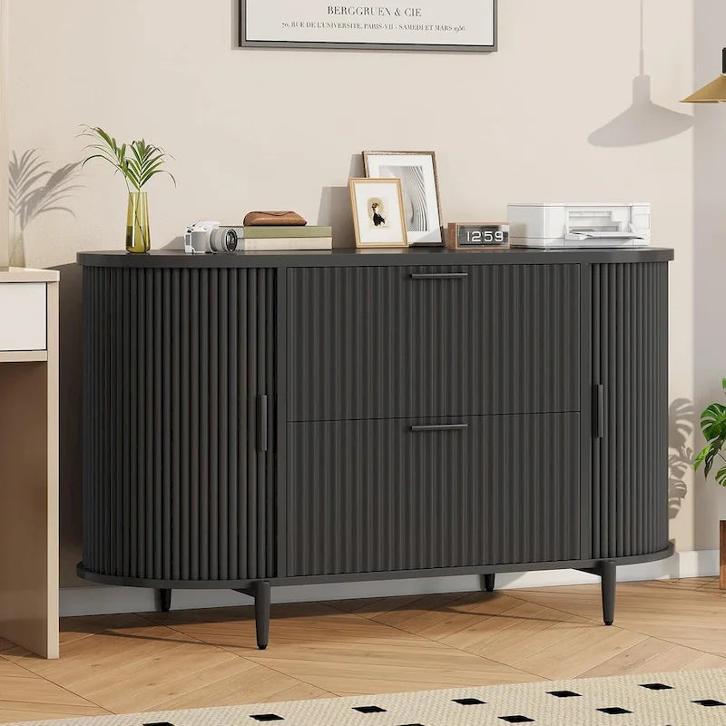 2 Drawer File Cabinet Filing Cabinet Home Office 2 Door Storage