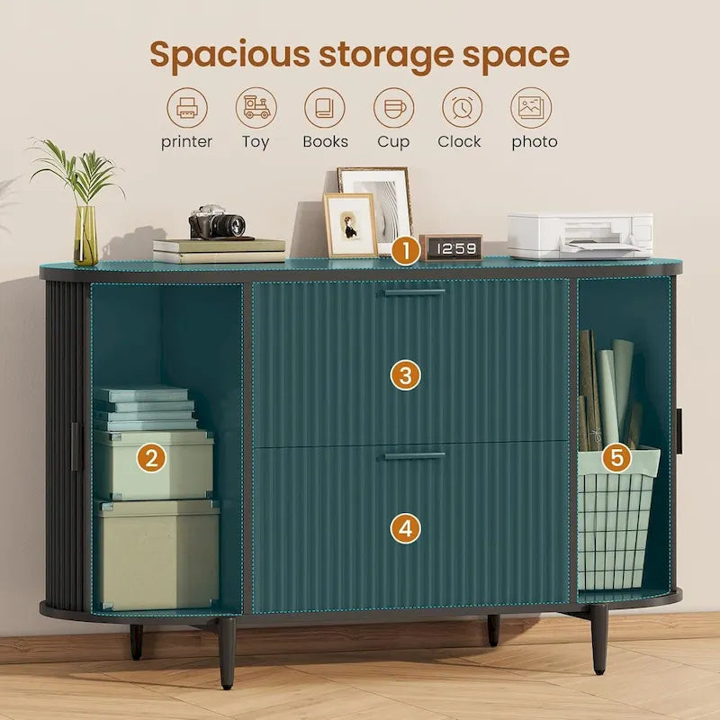 2 Drawer File Cabinet Filing Cabinet Home Office 2 Door Storage