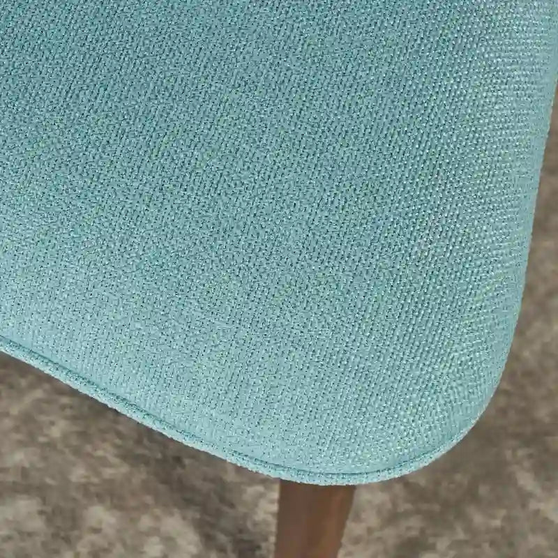 Abrielle Mid-Century Modern Fabric Dining Chair - N/A