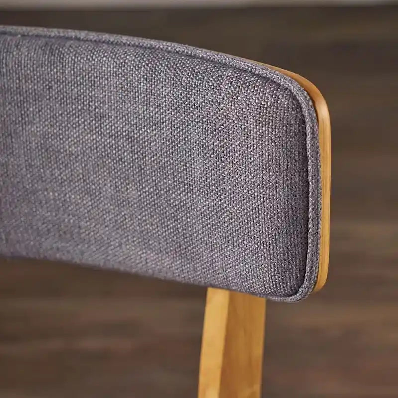 Abrielle Mid-Century Modern Fabric Dining Chair - N/A