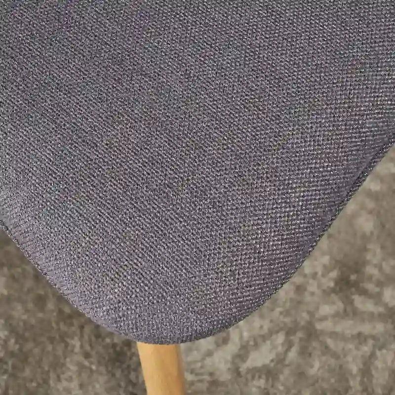 Abrielle Mid-Century Modern Fabric Dining Chair - N/A