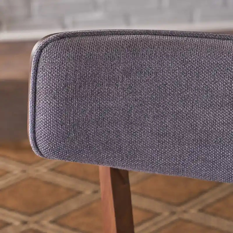 Abrielle Mid-Century Modern Fabric Dining Chair - N/A