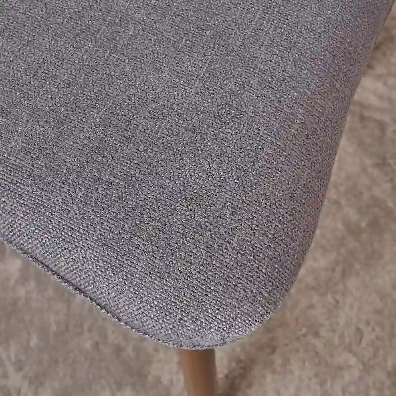 Abrielle Mid-Century Modern Fabric Dining Chair - N/A
