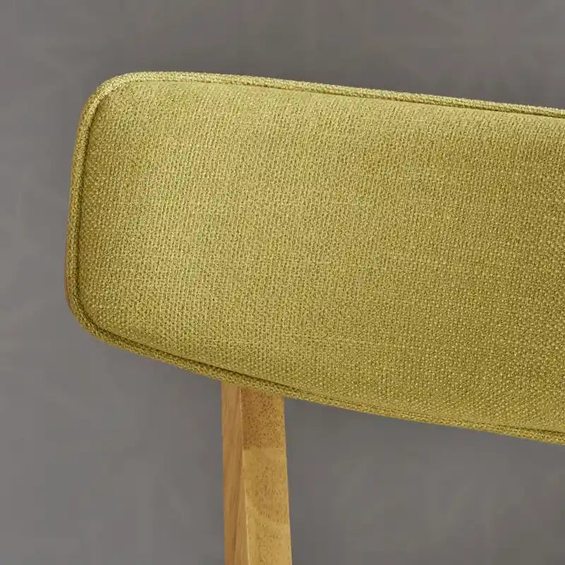 Abrielle Mid-Century Modern Fabric Dining Chair - N/A