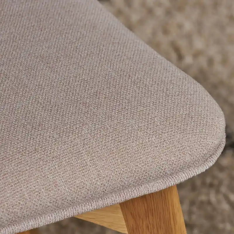 Abrielle Mid-Century Modern Fabric Dining Chair - N/A