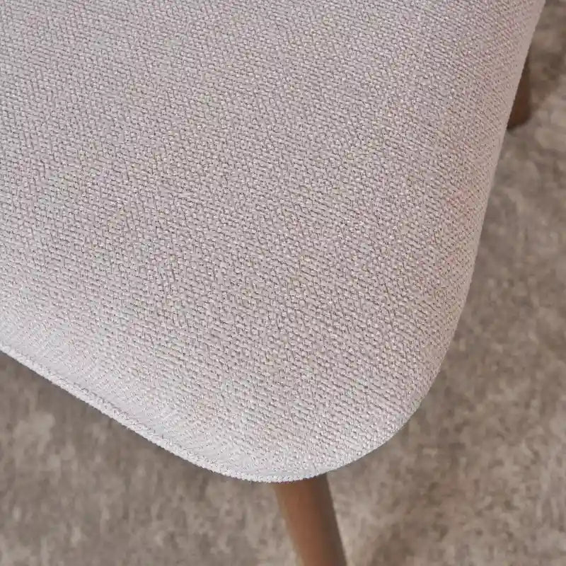 Abrielle Mid-Century Modern Fabric Dining Chair - N/A