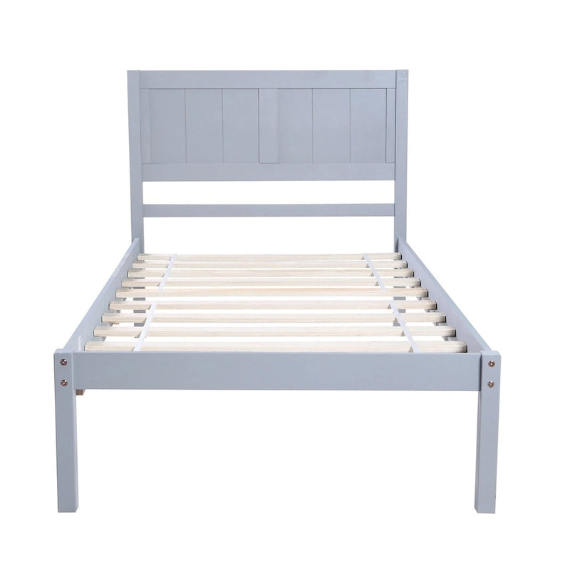 Wood Twin Platform Bed