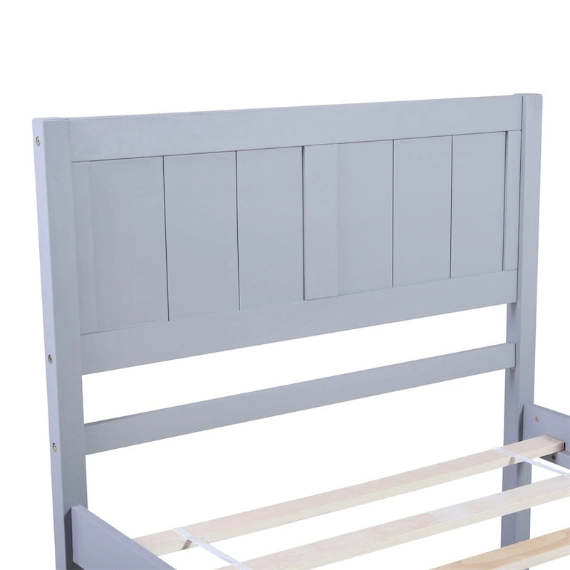 Wood Twin Platform Bed