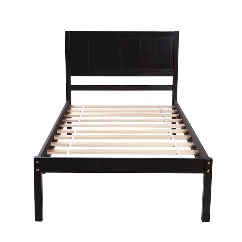 Wood Twin Platform Bed