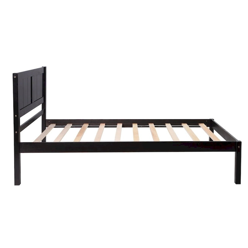 Wood Twin Platform Bed