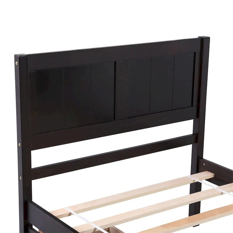 Wood Twin Platform Bed