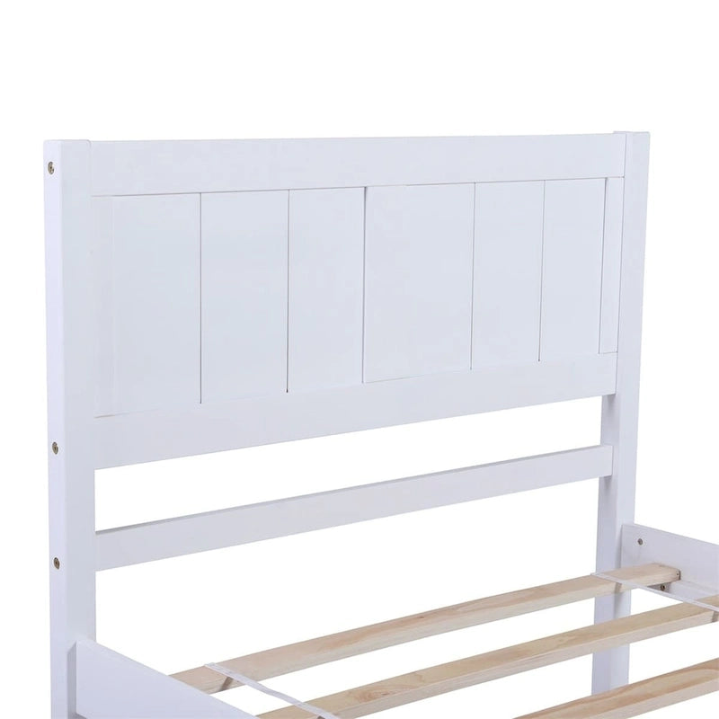 Wood Twin Platform Bed