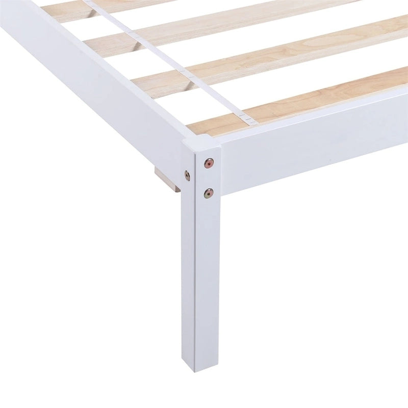 Wood Twin Platform Bed