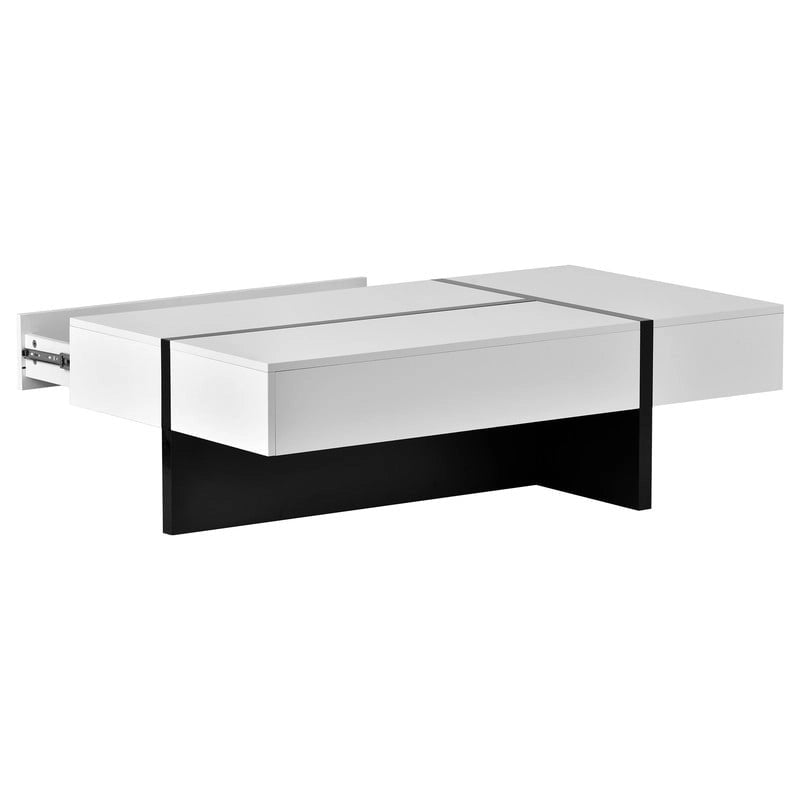 45.2 Modern High Gloss Surface Coffee Table By