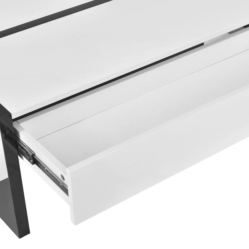 45.2 Modern High Gloss Surface Coffee Table By