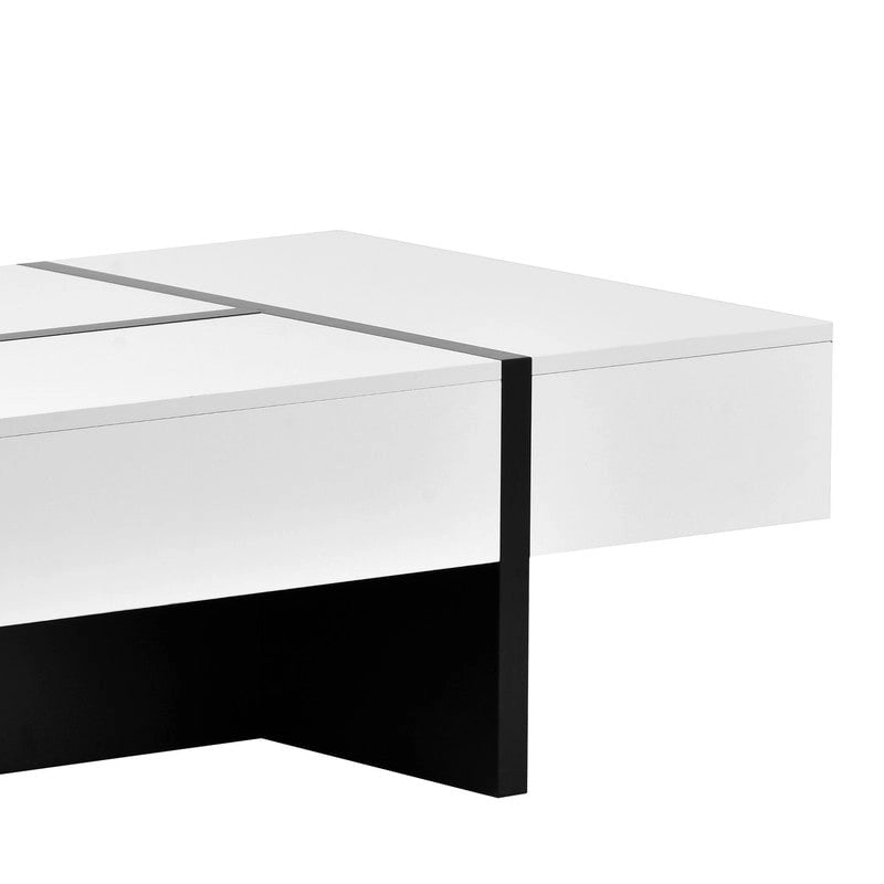 45.2 Modern High Gloss Surface Coffee Table By