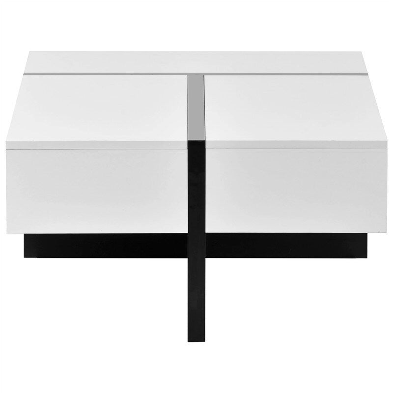 45.2 Modern High Gloss Surface Coffee Table By