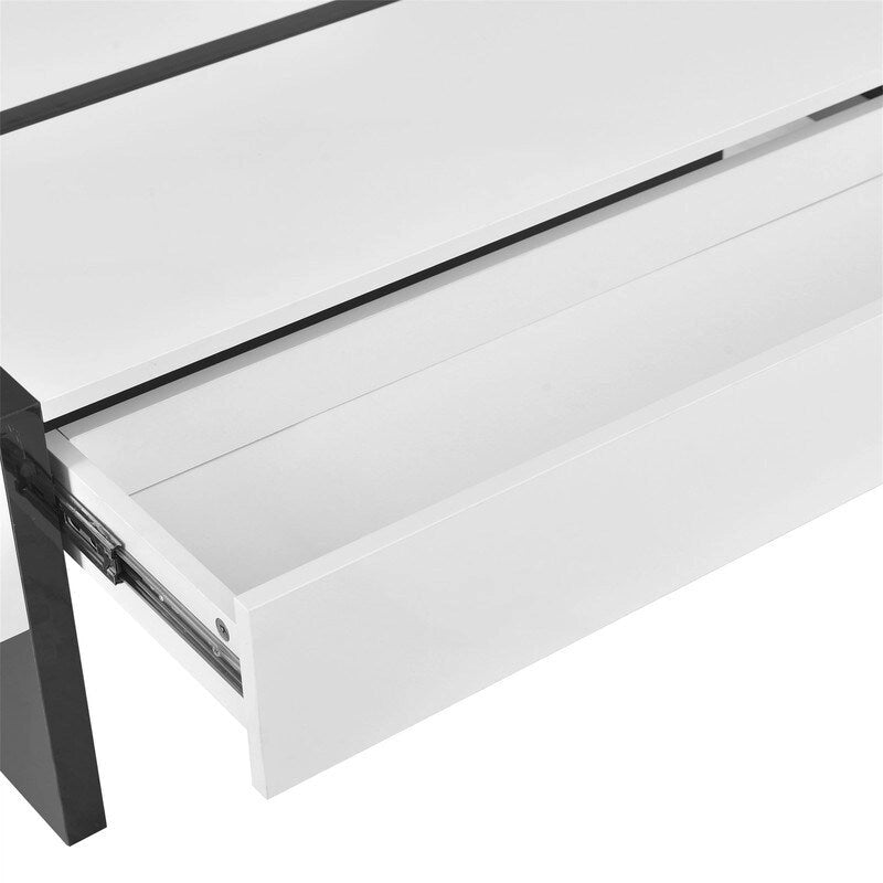 45.2 Modern High Gloss Surface Coffee Table By