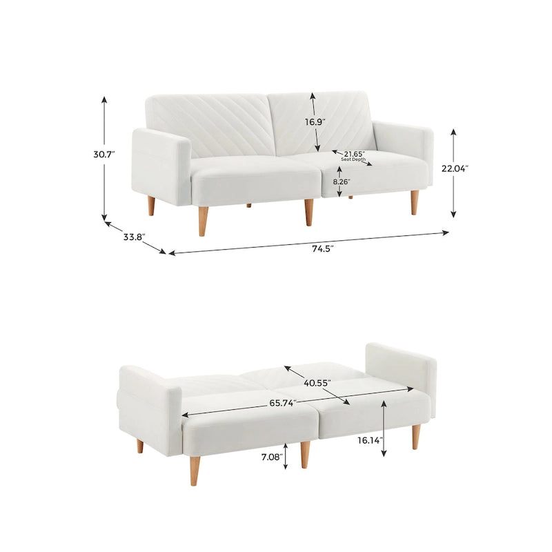 Modern Convertible Sofa Bed