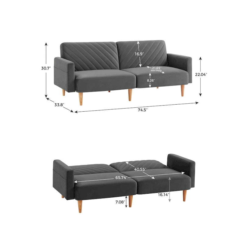 Modern Convertible Sofa Bed