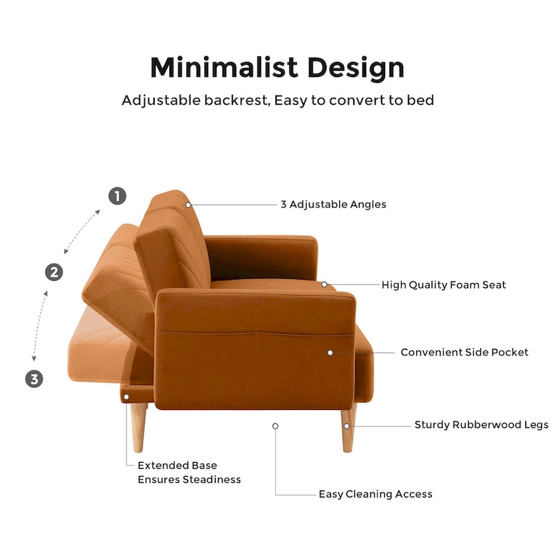 Modern Convertible Sofa Bed