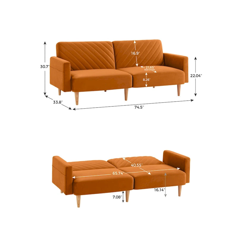 Modern Convertible Sofa Bed