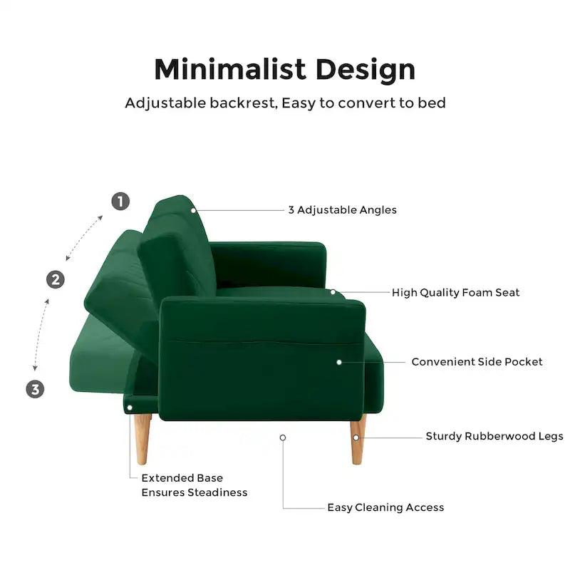 Modern Convertible Sofa Bed