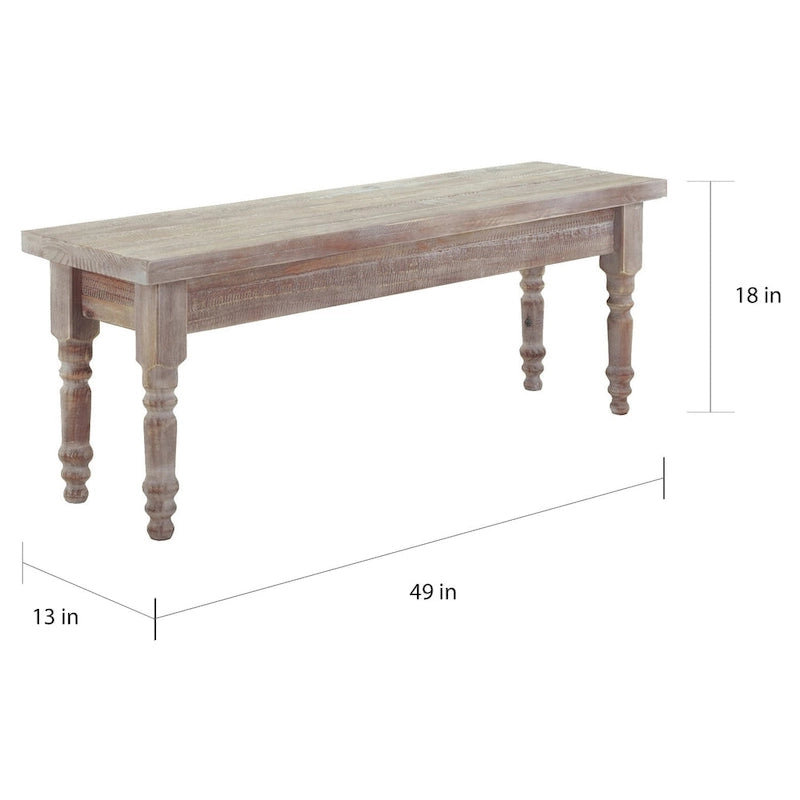 Valerie Solid Wood Dining Bench
