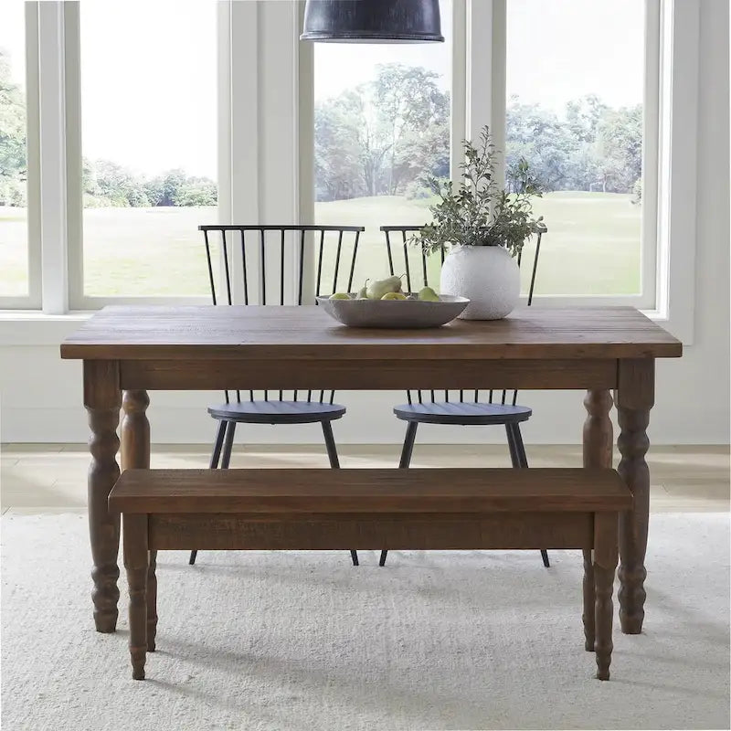 Valerie Solid Wood Dining Bench