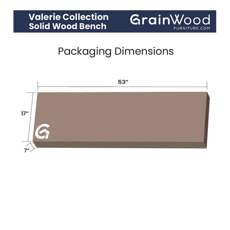 Valerie Solid Wood Dining Bench