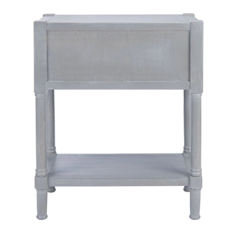 Philomene Distressed White 3-Drawer Console Table - 23.5 W x 13 L x 29.5 H - 24Wx13Dx30H