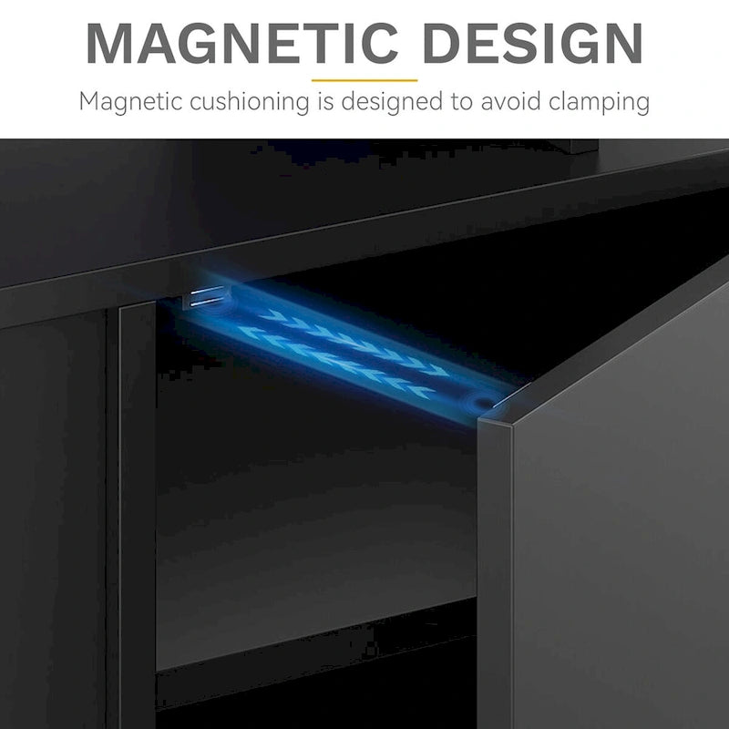 Modern TV Stand for TVs Up to 75 - 15.7D x 70W x 25.1H