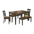 Sigure Design by  Owingsville Black/Brown 5-Piece Dining Package