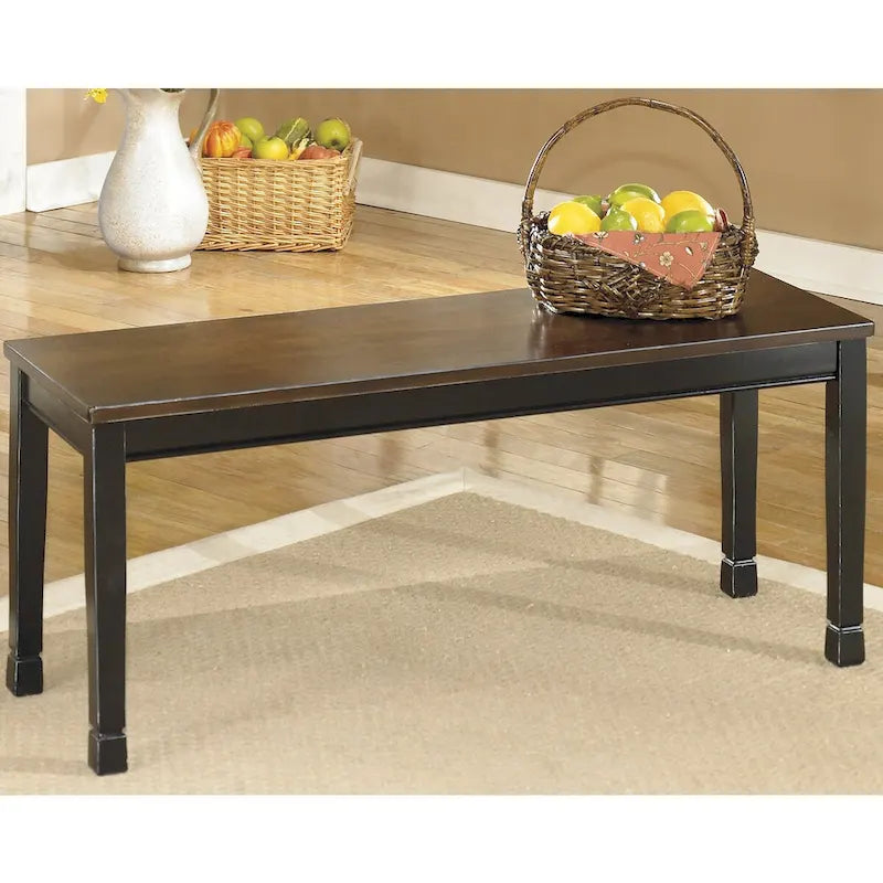 Sigure Design by  Owingsville Black/Brown 5-Piece Dining Package