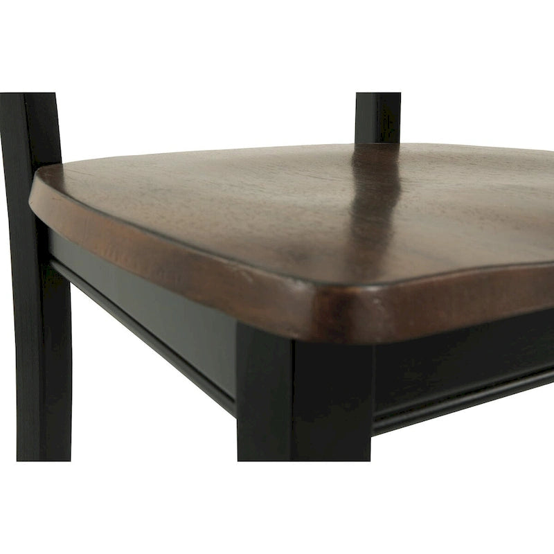 Sigure Design by  Owingsville Black/Brown 5-Piece Dining Package